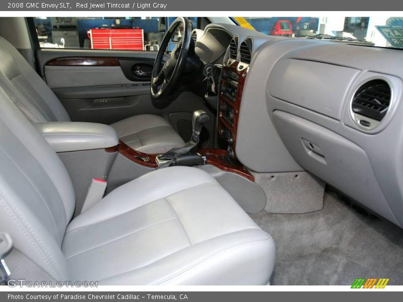 Red Jewel Tintcoat / Light Gray 2008 GMC Envoy SLT