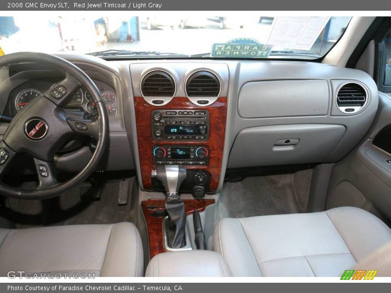 Red Jewel Tintcoat / Light Gray 2008 GMC Envoy SLT