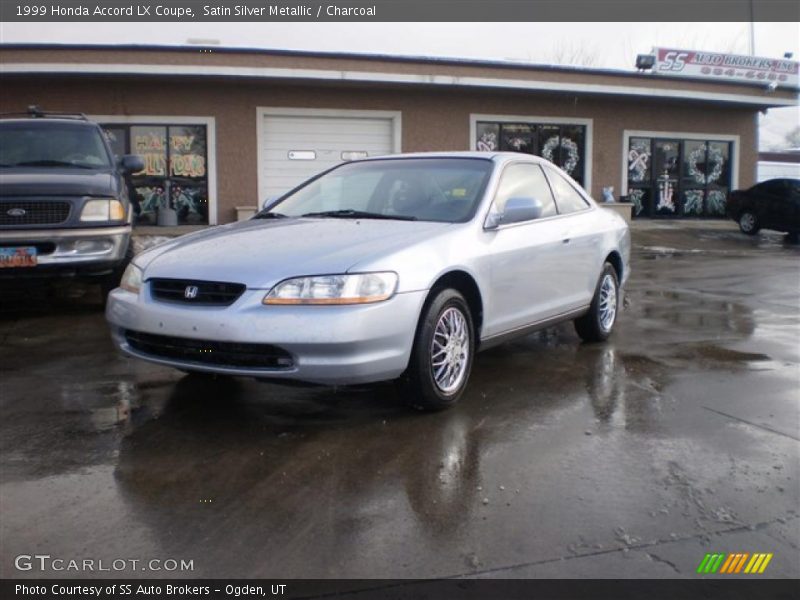 Satin Silver Metallic / Charcoal 1999 Honda Accord LX Coupe