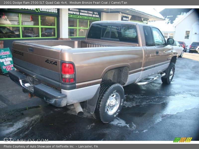 Medium Bronze Pearl Coat / Camel/Tan 2001 Dodge Ram 2500 SLT Quad Cab 4x4