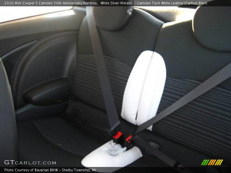 White Silver Metallic / Camden Tech White Leather/Carbon Black 2010 Mini Cooper S Camden 50th Anniversary Hardtop