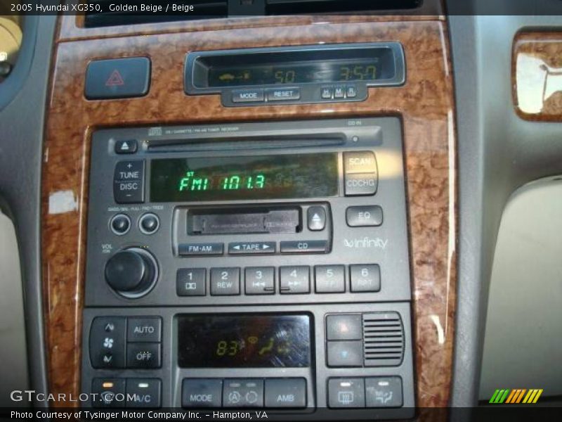 Golden Beige / Beige 2005 Hyundai XG350