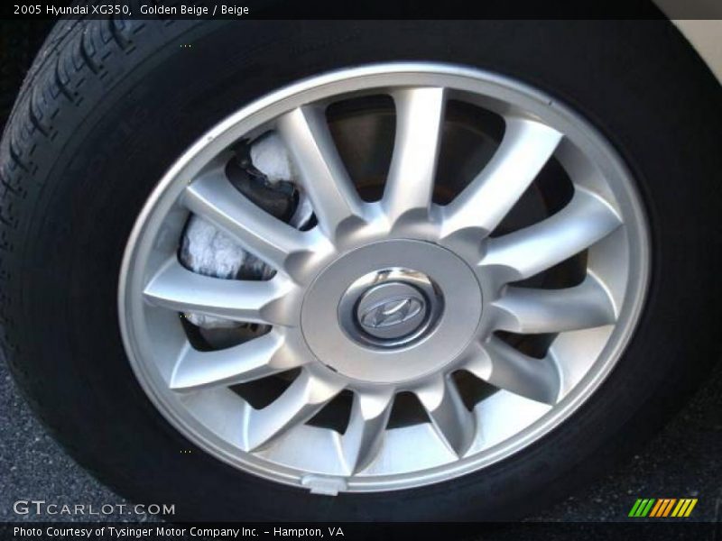 Golden Beige / Beige 2005 Hyundai XG350