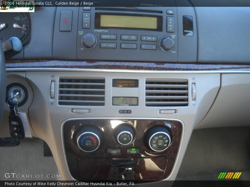 Golden Beige / Beige 2006 Hyundai Sonata GLS