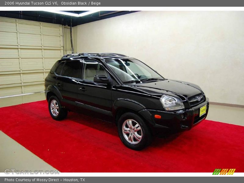 Obsidian Black / Beige 2006 Hyundai Tucson GLS V6