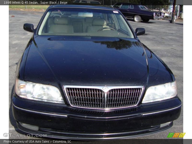 Super Black / Beige 1998 Infiniti Q 45 Sedan
