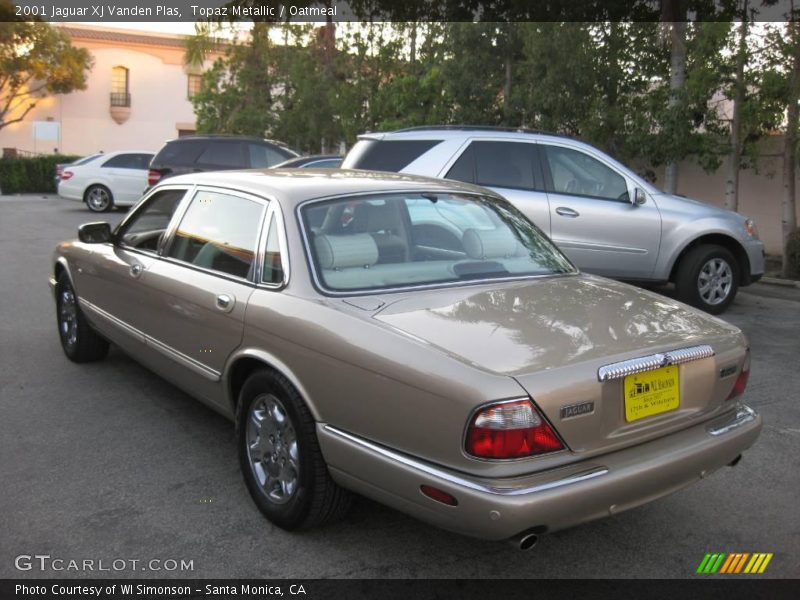 Topaz Metallic / Oatmeal 2001 Jaguar XJ Vanden Plas