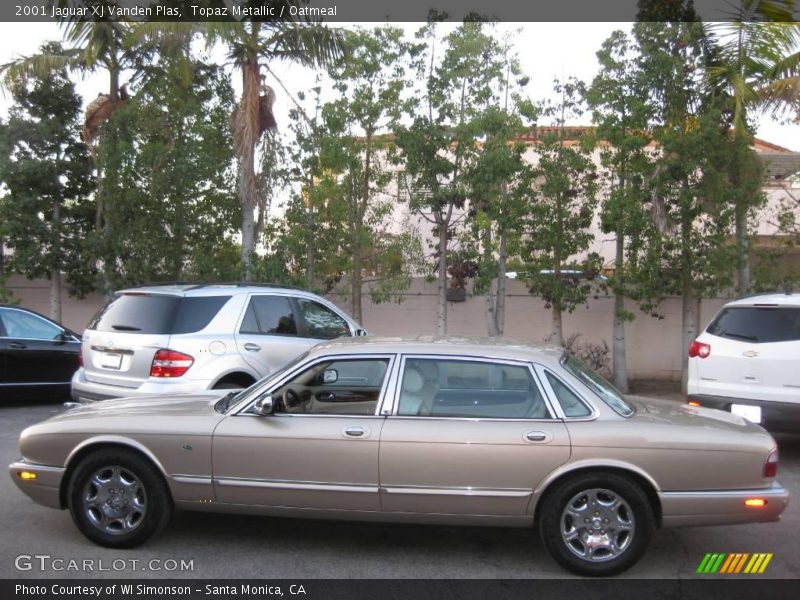 Topaz Metallic / Oatmeal 2001 Jaguar XJ Vanden Plas