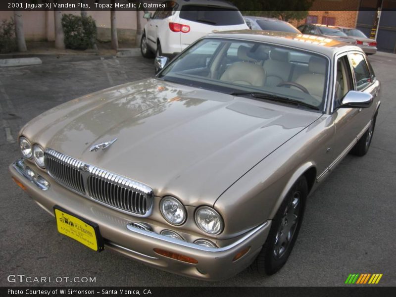 Topaz Metallic / Oatmeal 2001 Jaguar XJ Vanden Plas