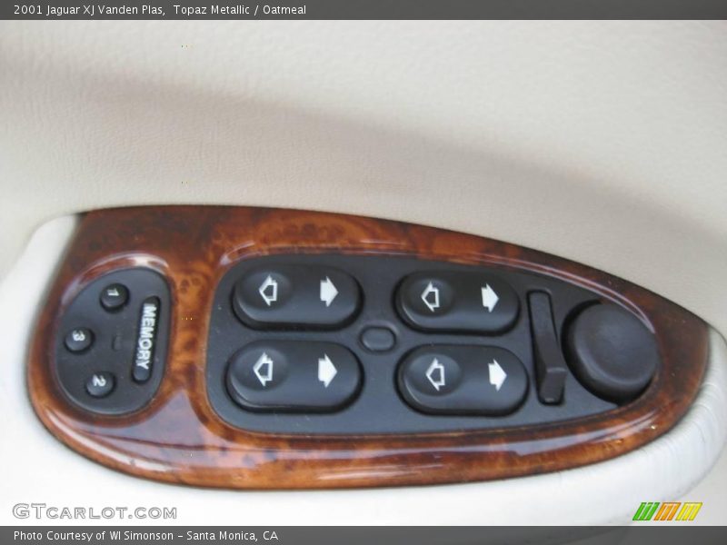 Topaz Metallic / Oatmeal 2001 Jaguar XJ Vanden Plas
