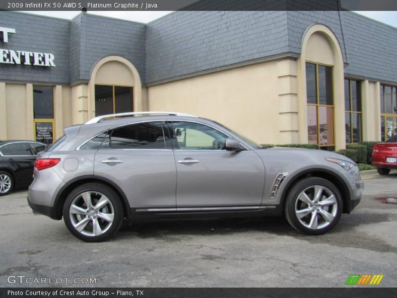 Platinum Graphite / Java 2009 Infiniti FX 50 AWD S