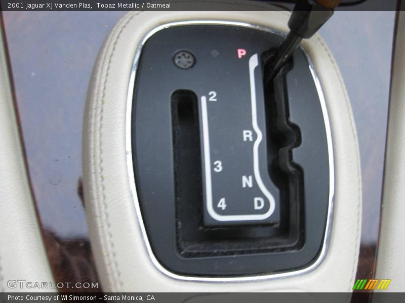 Topaz Metallic / Oatmeal 2001 Jaguar XJ Vanden Plas