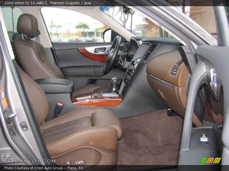 Platinum Graphite / Java 2009 Infiniti FX 50 AWD S