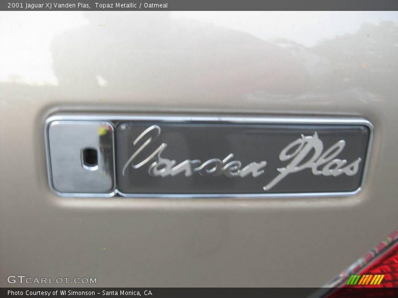 Topaz Metallic / Oatmeal 2001 Jaguar XJ Vanden Plas