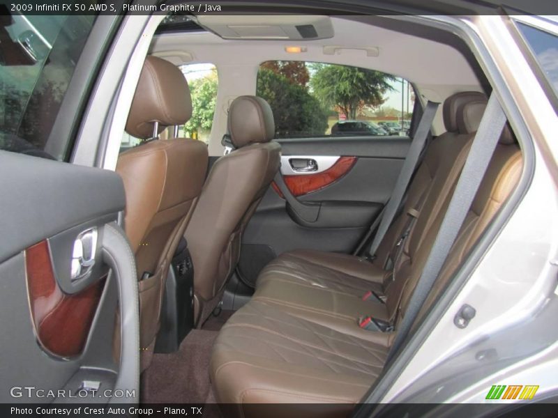Platinum Graphite / Java 2009 Infiniti FX 50 AWD S