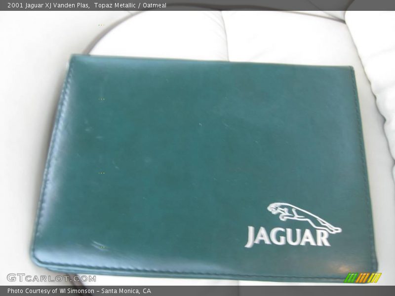 Topaz Metallic / Oatmeal 2001 Jaguar XJ Vanden Plas