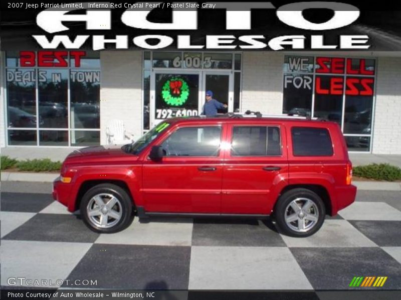 Inferno Red Crystal Pearl / Pastel Slate Gray 2007 Jeep Patriot Limited