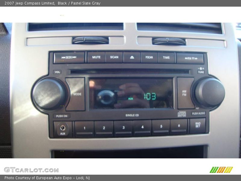 Black / Pastel Slate Gray 2007 Jeep Compass Limited