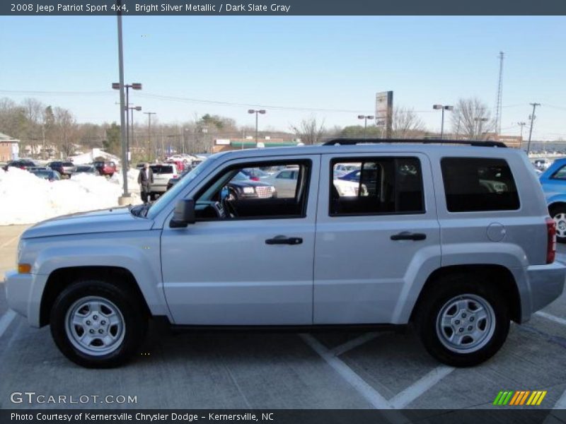 Bright Silver Metallic / Dark Slate Gray 2008 Jeep Patriot Sport 4x4