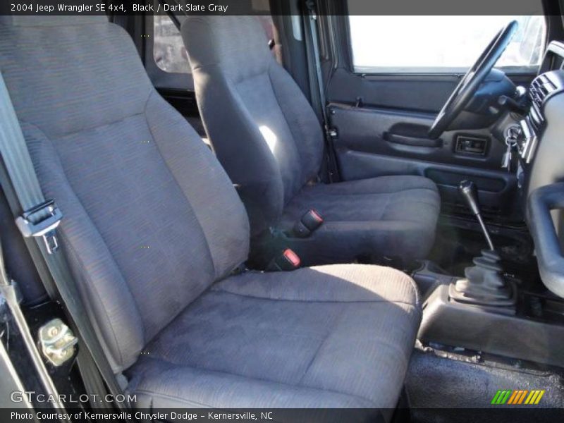 Black / Dark Slate Gray 2004 Jeep Wrangler SE 4x4