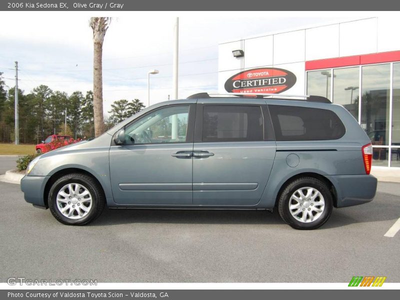 Olive Gray / Gray 2006 Kia Sedona EX