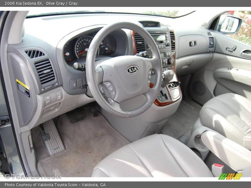 Olive Gray / Gray 2006 Kia Sedona EX