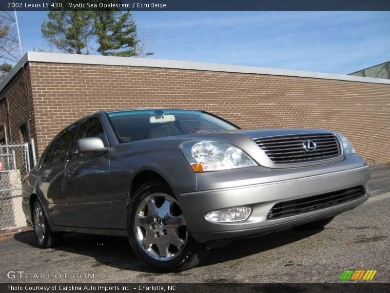 Mystic Sea Opalescent / Ecru Beige 2002 Lexus LS 430