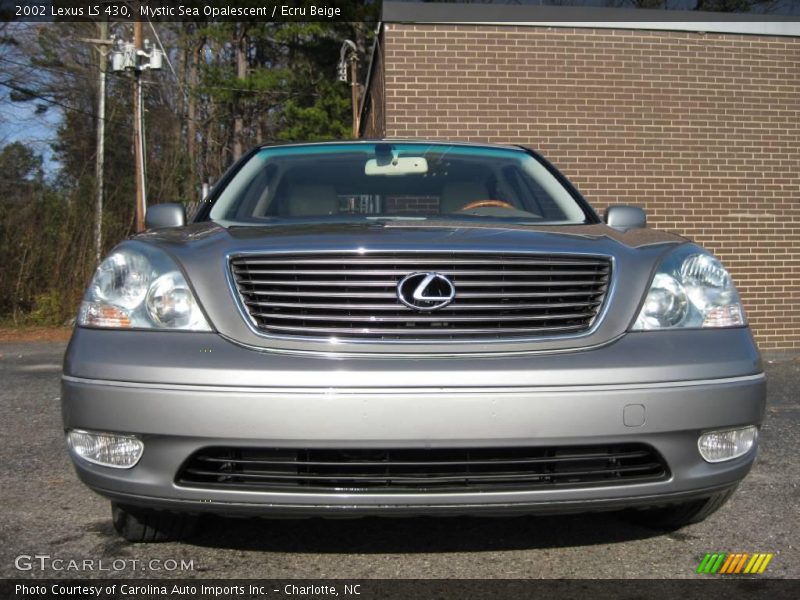 Mystic Sea Opalescent / Ecru Beige 2002 Lexus LS 430