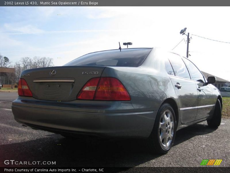 Mystic Sea Opalescent / Ecru Beige 2002 Lexus LS 430