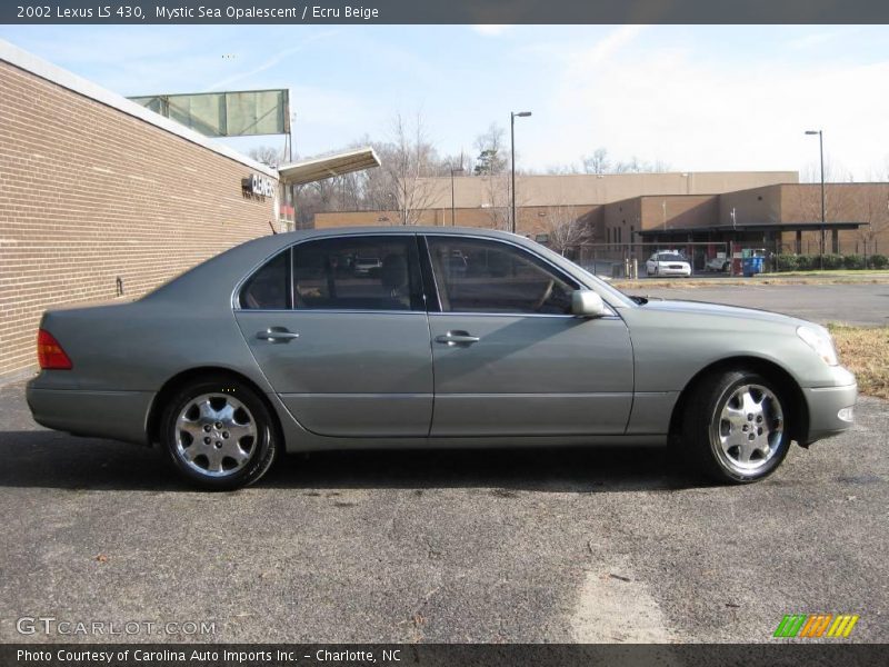 Mystic Sea Opalescent / Ecru Beige 2002 Lexus LS 430