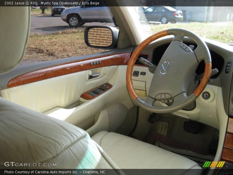 Mystic Sea Opalescent / Ecru Beige 2002 Lexus LS 430