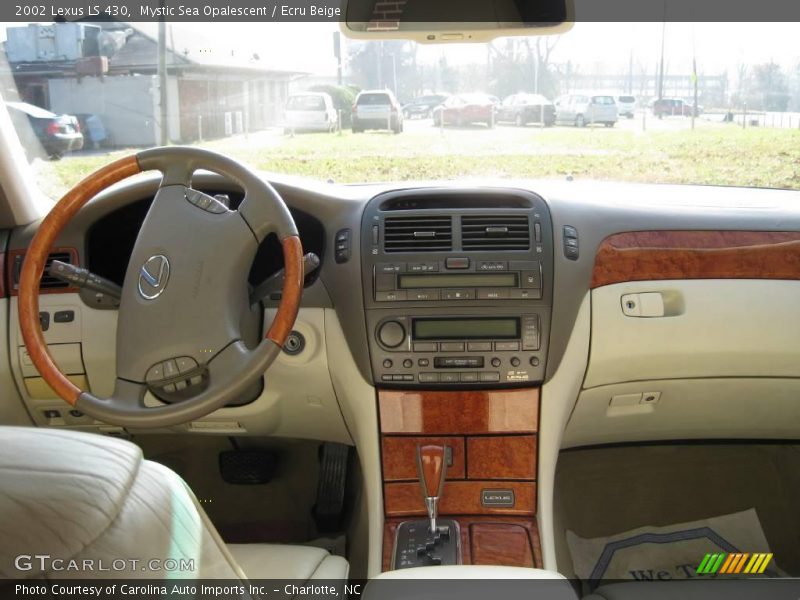 Mystic Sea Opalescent / Ecru Beige 2002 Lexus LS 430