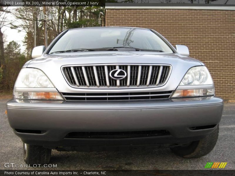 Mineral Green Opalescent / Ivory 2003 Lexus RX 300