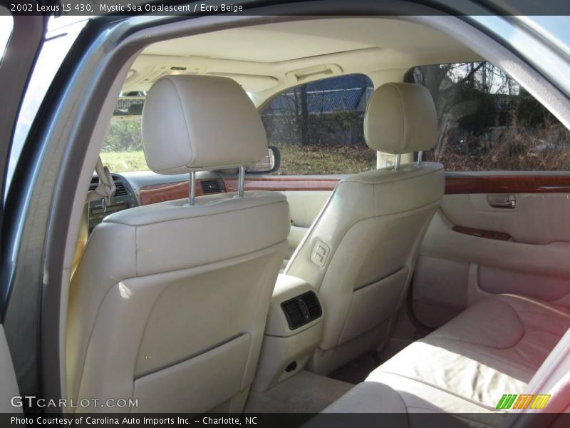 Mystic Sea Opalescent / Ecru Beige 2002 Lexus LS 430