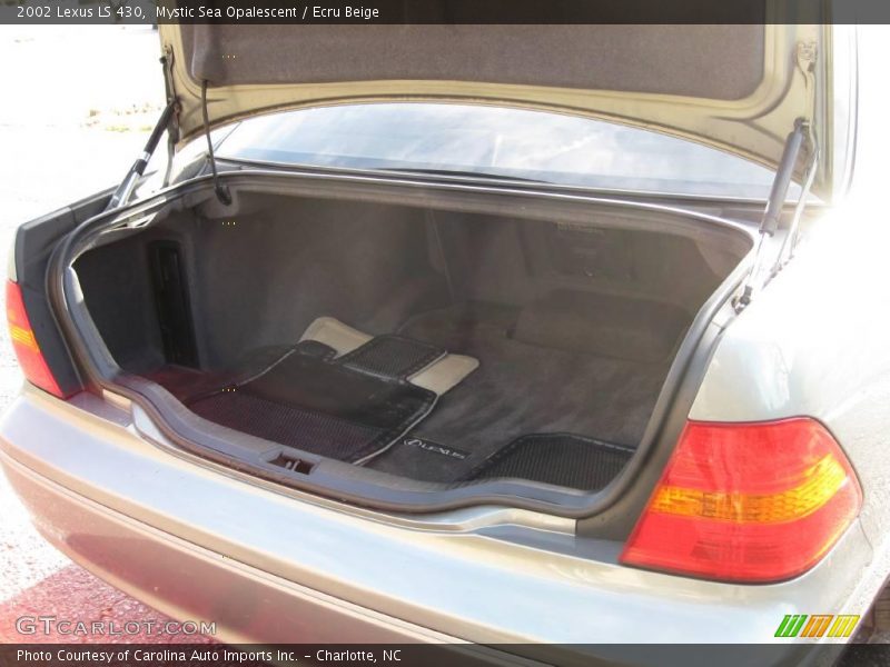 Mystic Sea Opalescent / Ecru Beige 2002 Lexus LS 430