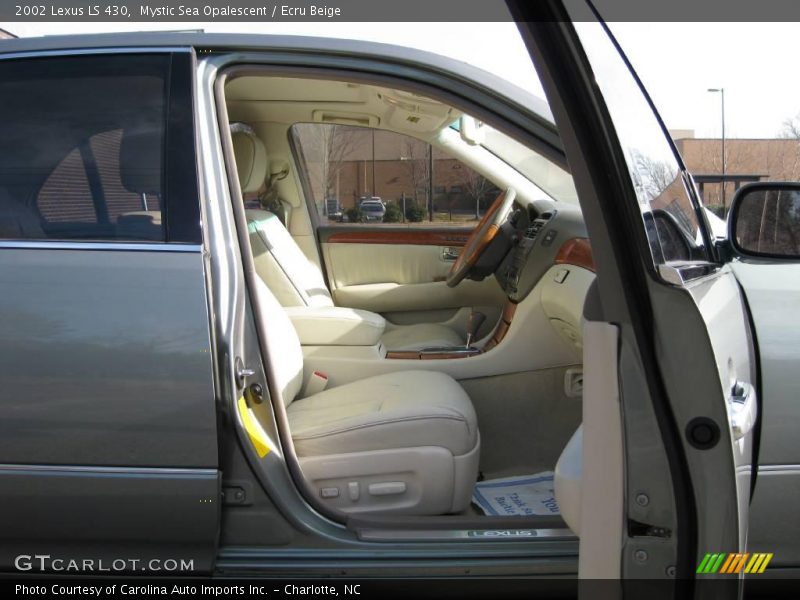 Mystic Sea Opalescent / Ecru Beige 2002 Lexus LS 430