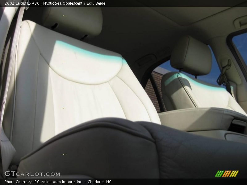 Mystic Sea Opalescent / Ecru Beige 2002 Lexus LS 430