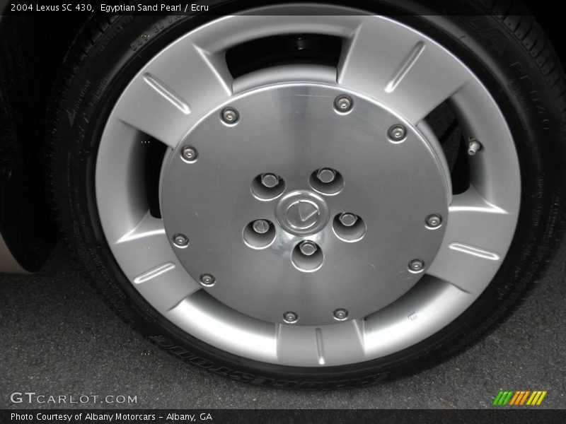 Egyptian Sand Pearl / Ecru 2004 Lexus SC 430