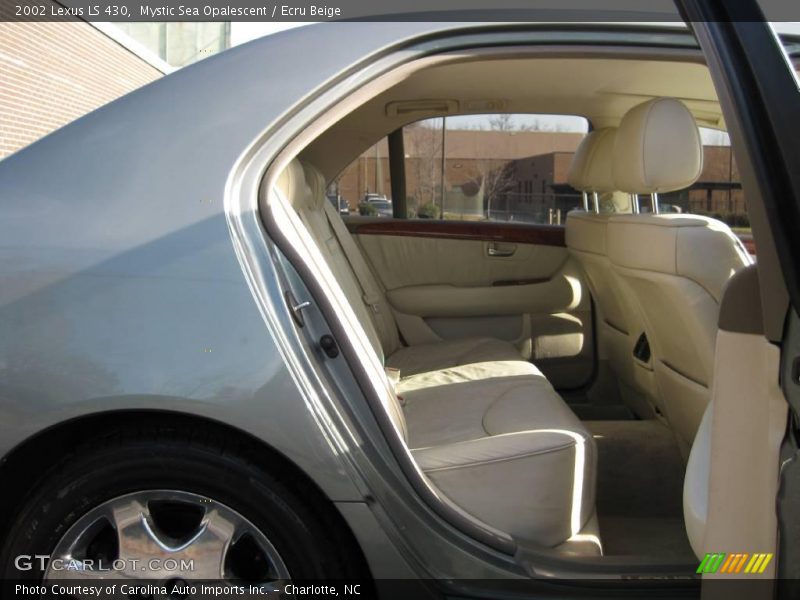 Mystic Sea Opalescent / Ecru Beige 2002 Lexus LS 430