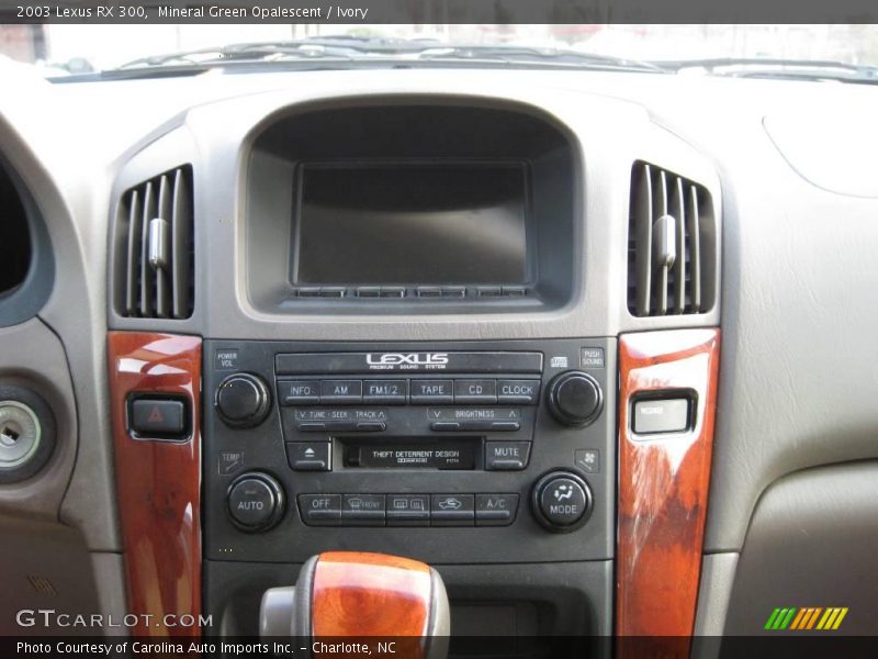 Mineral Green Opalescent / Ivory 2003 Lexus RX 300