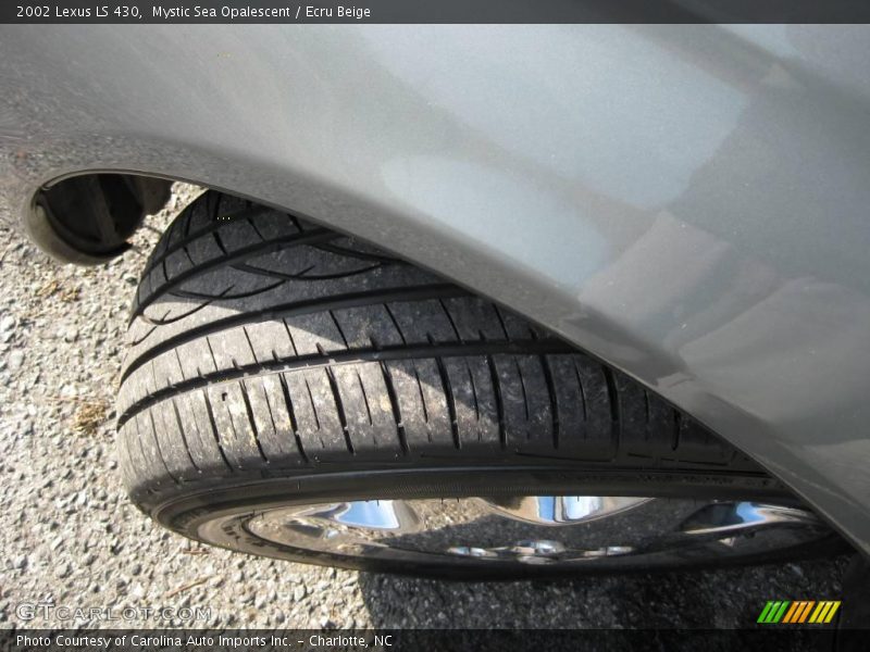 Mystic Sea Opalescent / Ecru Beige 2002 Lexus LS 430