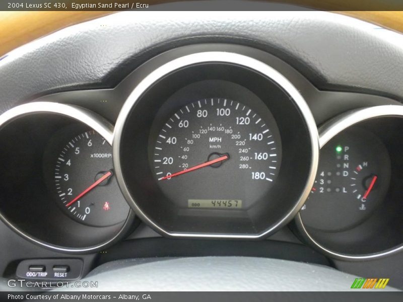 Egyptian Sand Pearl / Ecru 2004 Lexus SC 430