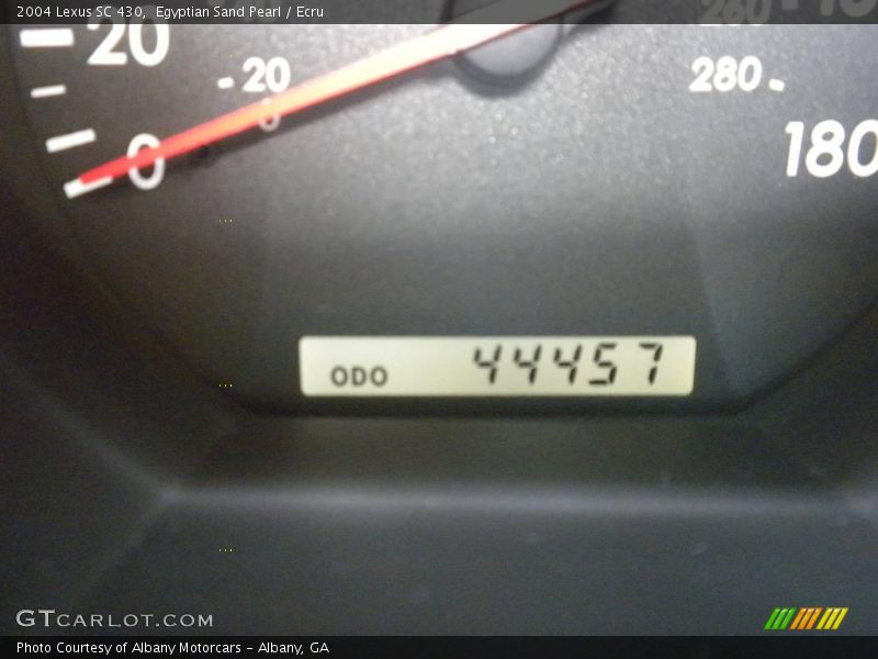 Egyptian Sand Pearl / Ecru 2004 Lexus SC 430