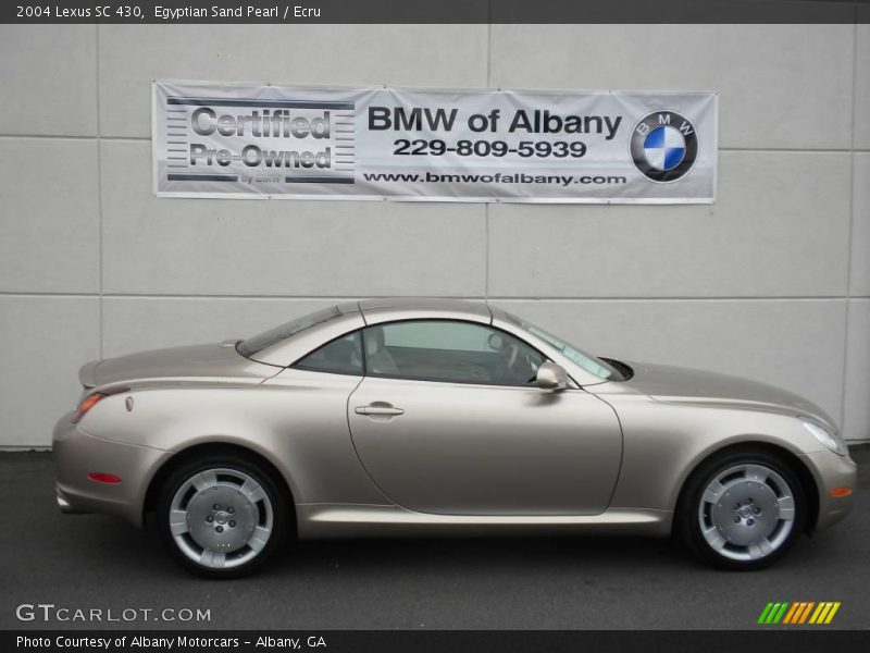 Egyptian Sand Pearl / Ecru 2004 Lexus SC 430