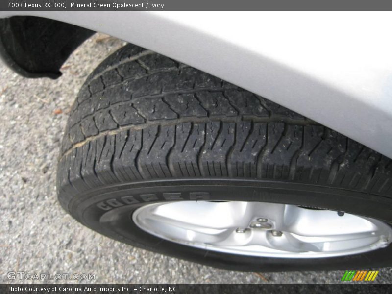 Mineral Green Opalescent / Ivory 2003 Lexus RX 300
