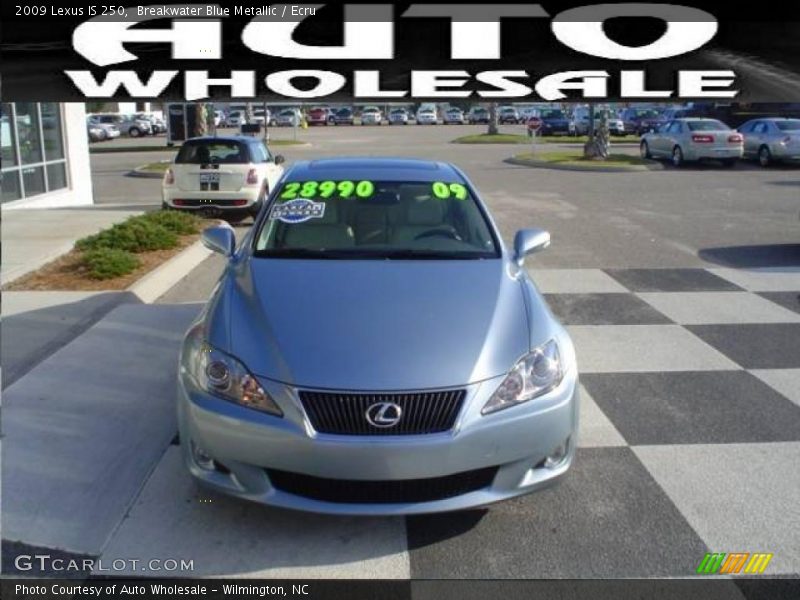 Breakwater Blue Metallic / Ecru 2009 Lexus IS 250