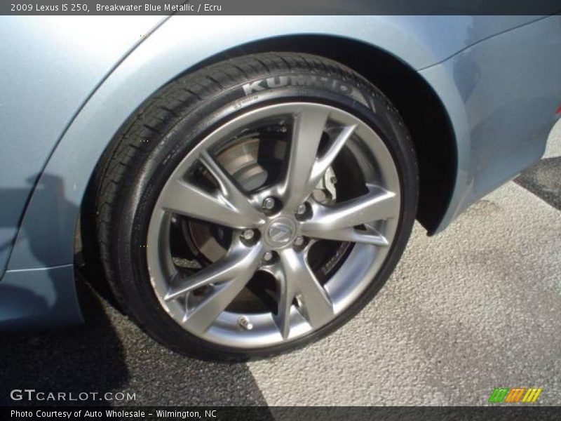 Breakwater Blue Metallic / Ecru 2009 Lexus IS 250