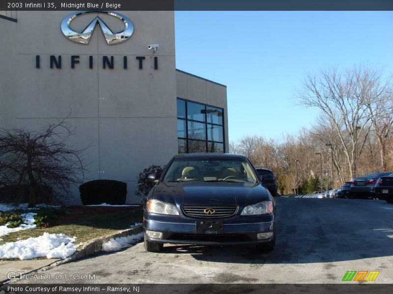 Midnight Blue / Beige 2003 Infiniti I 35
