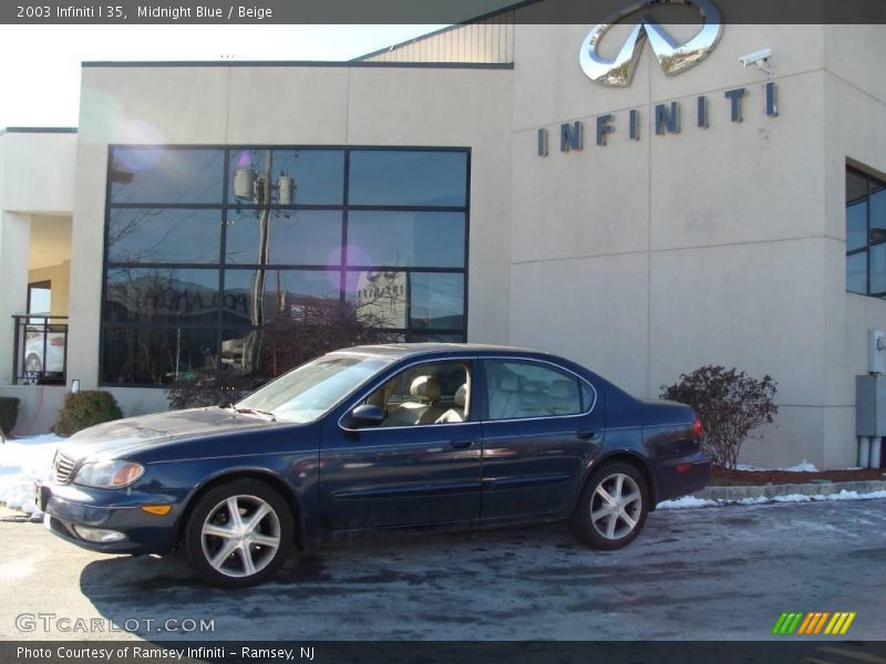 Midnight Blue / Beige 2003 Infiniti I 35