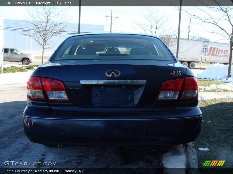 Midnight Blue / Beige 2003 Infiniti I 35